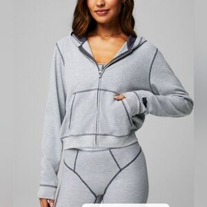 Fabletics Waffle Knit Hoodie & Joggers Set ** Like New Condition**